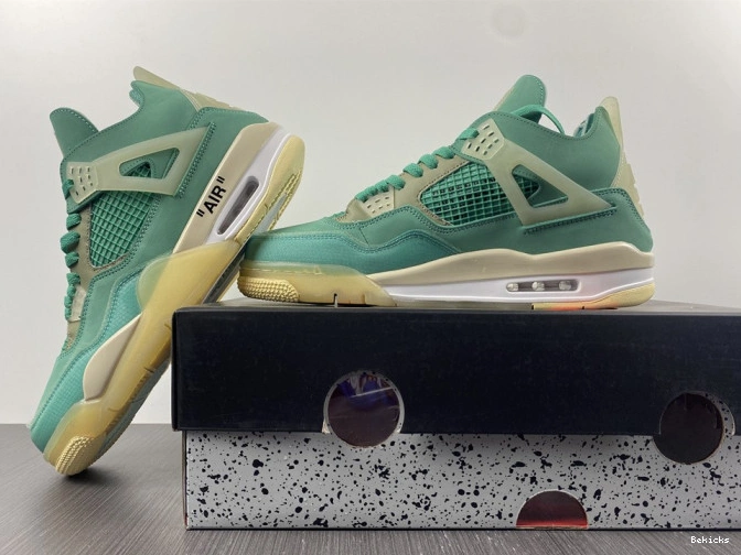 Cheap BK ofw 4 tiffany x jordan air retro nike cv9388-102 green 1111
